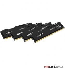 Kingston FURY 32 GB (4x8GB) DDR4 2666 MHz Fury Black (HX426C16FB2K4/32)