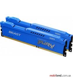 Kingston FURY 8 GB (2x4GB) DDR3 1600 MHz Beast Blue (KF316C10BK2/8)