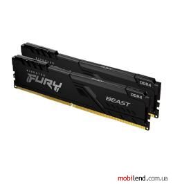 Kingston FURY 8 GB (2x4GB) DDR4 2666 MHz Beast Black (KF426C16BBK2/8)