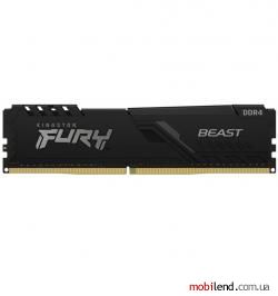 Kingston FURY 8 GB DDR4 3000 MHz Beast Black (KF430C15BB/8)