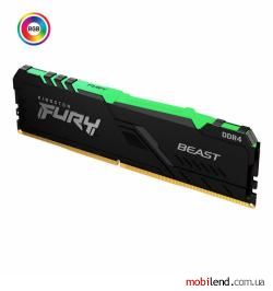 Kingston FURY 8 GB DDR4 3600 MHz Beast RGB (KF436C17BBA/8)
