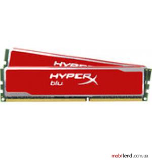 Kingston HyperX blu: red 2x2GB DDR3 PC3-10600 (KHX13C9B1RK2/4)