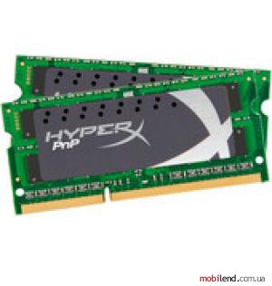 Kingston HyperX PnP 2x4GB KIT DDR3 SO-DIMM PC3-12800 (KHX16LS9P1K2/8)