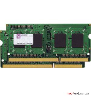 Kingston ValueRAM 2x4GB KIT DDR3 SO-DIMM PC3-10600 (KVR13S9S8K2/8)