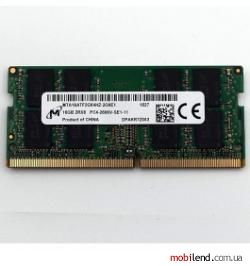 Micron 16 GB SO-DIMM DDR4 2666 MHz (MTA16ATF2G64HZ-2G6E1)