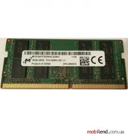 Micron 16 GB SO-DIMM DDR4 2666 MHz (MTA16ATF2G64HZ-2G6H1)