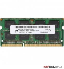 Micron 4 GB SO-DIMM DDR3L 1333 MHz (MT16KTF51264HZ-1G4M1)