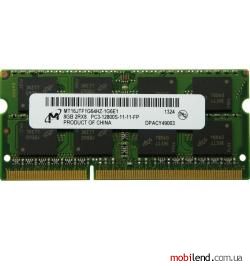 Micron 8 GB SO-DIMM DDR3 1600MHz (MT16JTF1G64HZ-1G6E1)