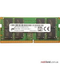 Micron 8 GB SO-DIMM DDR4 2133 MHz (MTA16ATF1G64HZ-2G1A2)