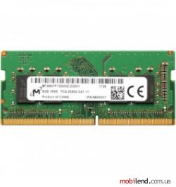 Micron 8 GB SO-DIMM DDR4 2666 MHz (MTA8ATF1G64HZ-2G6H1)