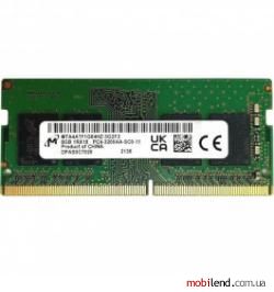 Micron 8 GB SO-DIMM DDR4 3200 MHz (MTA4ATF1G64HZ-3G2F1)