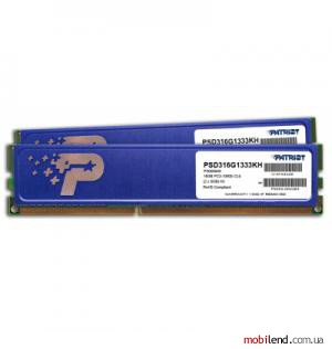 PATRIOT 16 GB (2x8GB) DDR3 1333 MHz (PSD316G1333KH)