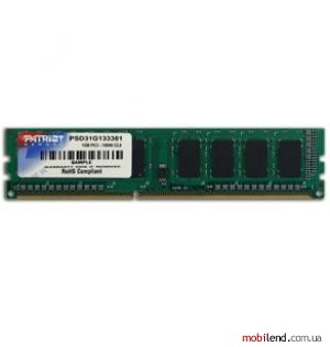 PATRIOT 1 GB DDR3 1333 MHz (PSD31G133381)