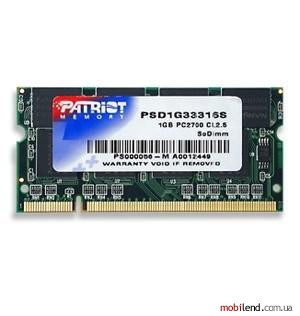 PATRIOT 1 GB DDR 333 MHz (PSD1G33316S)