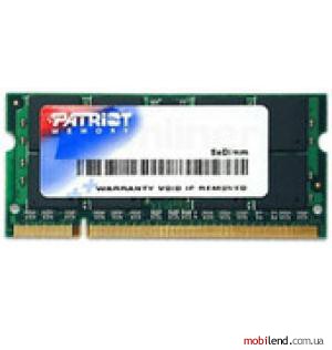 Patriot 1GB DDR SO-DIMM PC-3200 (PSD1G40016S)