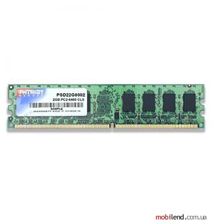 PATRIOT 2 GB DDR2 800 MHz (PSD22G8002)