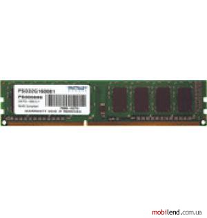 Patriot 2GB DDR3 PC3-12800 (PSD32G160081)
