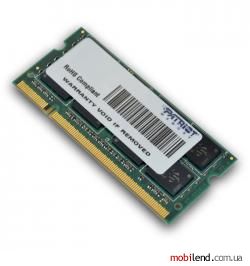 PATRIOT 4 GB SO-DIMM DDR3 1333 MHz (PSD34G13332S)