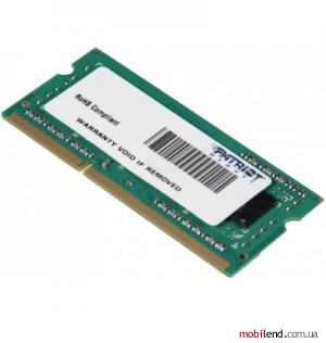 PATRIOT 4 GB SO-DIMM DDR3 1600 MHz (PSD34G160081S)