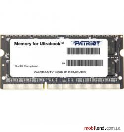 PATRIOT 4 GB SO-DIMM DDR3L 1600 MHz (PSD34G1600L2S)