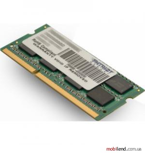 PATRIOT 8 GB SO-DIMM DDR3 1333 MHz (PSD38G13332S)