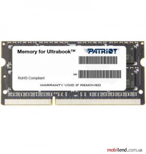 PATRIOT 8 GB SO-DIMM DDR3L 1600 MHz (PSD38G1600L2S)