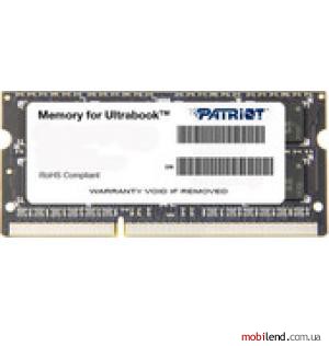 Patriot Memory for Ultrabook 8GB DDR3 SO-DIMM PC3-10600 (PSD38G1333L2S)