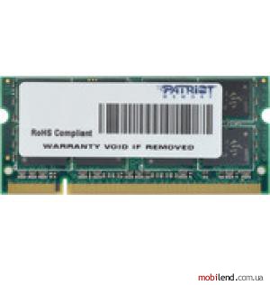 Patriot Signature 2GB DDR2 SO-DIMM PC2-5300 (PSD22G6672S)