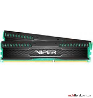 Patriot Viper 3 Low Profile Black 2x4GB DDR3 PC3-17000 (PVL38G213C1K)