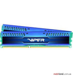 Patriot Viper 3 Low Profile Blue 2x4GB DDR3 PC3-14900 (PVL38G186C0KB)