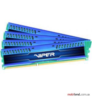 Patriot Viper 3 Low Profile Blue 4x8GB DDR3 PC3-14900 (PVL332G186C0QKB)