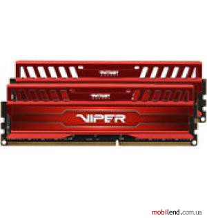 Patriot Viper 3 Venom Red 2x4GB KIT DDR3 PC3-12800 (PV38G160C9KRD)