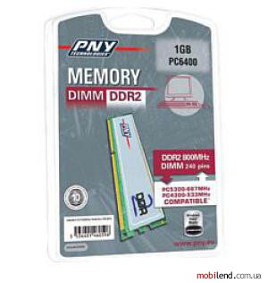 PNY Dimm DDR2 800MHz 1GB