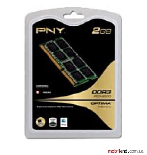 PNY Sodimm DDR3 1066MHz 2GB