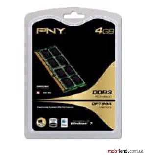 PNY Sodimm DDR3 1066MHz 4GB