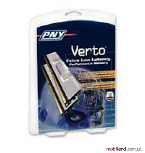 PNY Verto Dimm DDR2 800MHz CL4 kit 2GB (2x1GB)