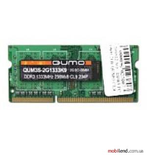 Qumo DDR3 1333 SO-DIMM 2Gb