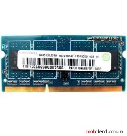 Ramaxel 4 GB SO-DIMM DDR3L 1600 MHz (RMT3170ME68F9F-1600)