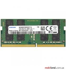 Samsung 16 GB SO-DIMM DDR4 2666 MHz (M471A2K43CB1-CTD)