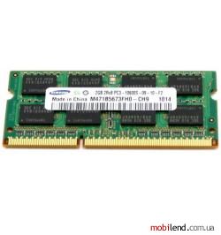 Samsung 2 GB SO-DIMM DDR3 1066 MHz (M471B5773CHS-CF8)