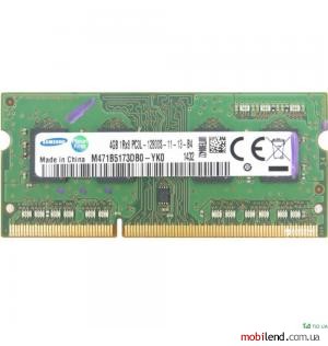 Samsung 4 GB SO-DIMM DDR3L 1600 MHz (M471B5273CH0-YK0)