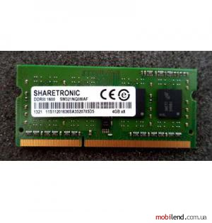 Sharetronic 4 GB SO-DIMM DDR3 1600 MHz (SM321NQ08IAF)