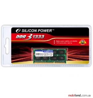 Silicon Power 4 GB SO-DIMM DDR3 1333 MHz (SP004GBSTU133V02)