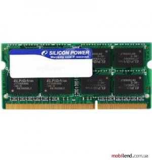 Silicon Power 4 GB SO-DIMM DDR3 1600 MHz (SP004GBSTU160N01)
