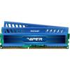Patriot Viper 3 Sapphire Blue 4GB DDR3 PC3-12800 (PV34G160C9BL)