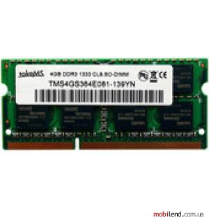 TakeMS 4GB SO-DIMM DDR3 PC3-10600 (TMS4GS364E081-139YN)