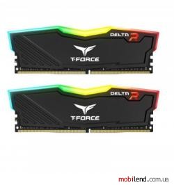 TEAM 16 GB (2x8GB) DDR4 3000 MHz Delta RGB Black (TF3D416G3000HC16CDC01)