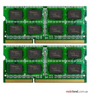 TEAM 8 GB (2x4GB) SO-DIMM DDR3 1600 MHz (TED38G1600C11DC-S01)
