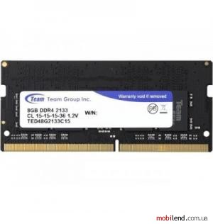 TEAM 8 GB SO-DIMM DDR4 2133 MHz (TED48G2133C15-S01)