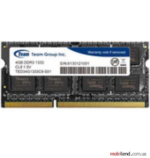 Team Elite 4GB DDR3 SO-DIMM PC3-10600 (TED34GM1333C9-S01)